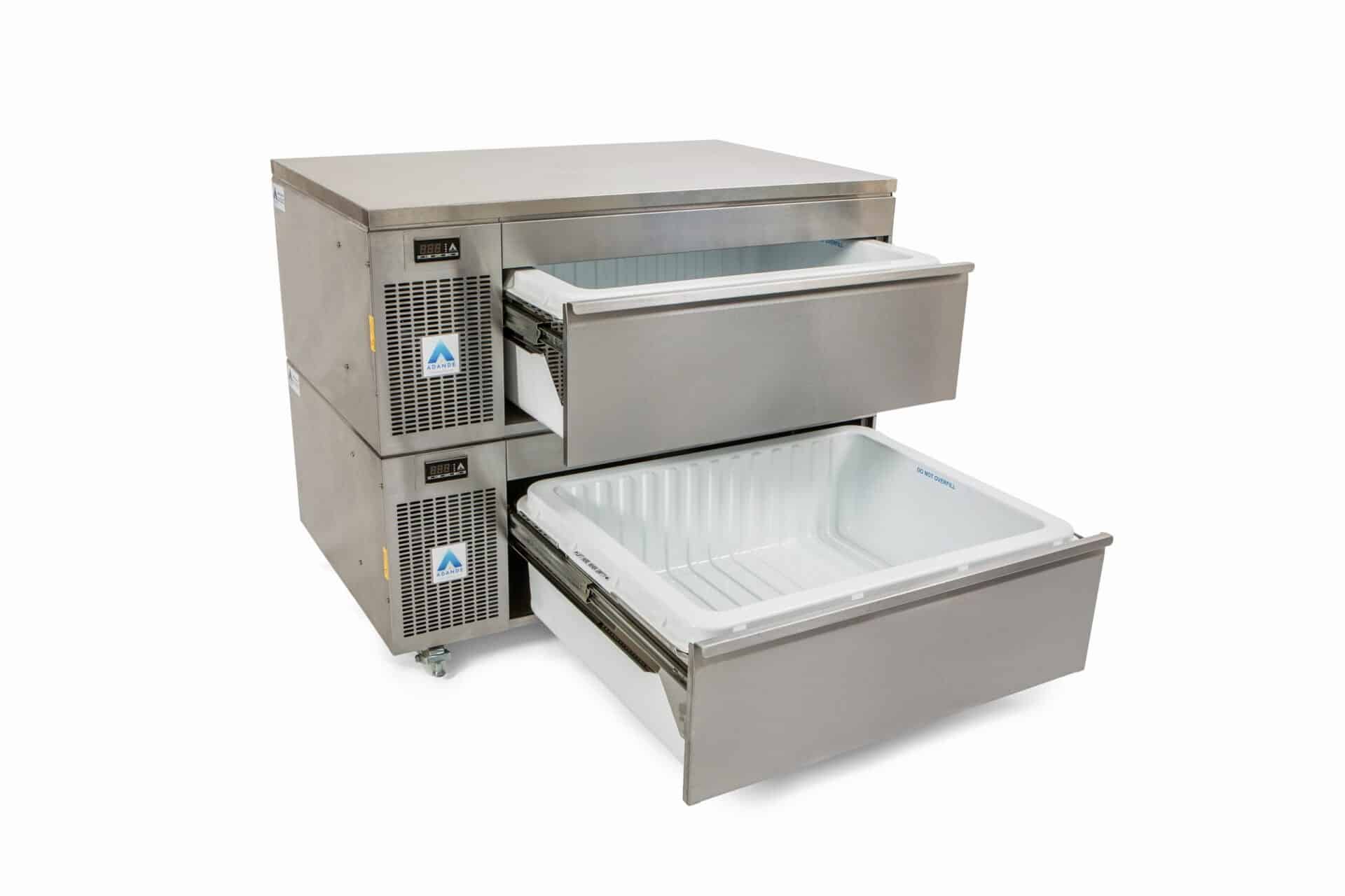 PREP COUNTER – TWO DRAWER – SIDE ENGINE – VCS2 SERIES