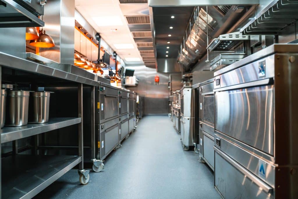 Línea de cocción de la Whitbread Kitchen of the Future